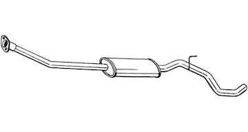 Střední tlumič výfuku BOSAL 286-277