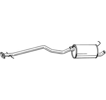 Stredni tlumic vyfuku BOSAL 288-149