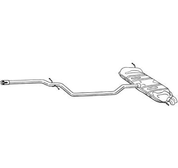 Zadni tlumic vyfuku BOSAL 288-175