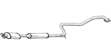 Stredni tlumic vyfuku BOSAL 288-577