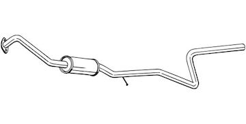 Střední tlumič výfuku BOSAL 289-473