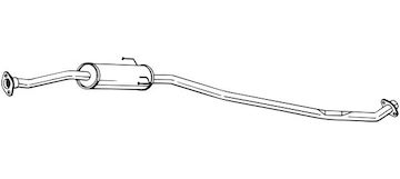 Stredni tlumic vyfuku BOSAL 291-415