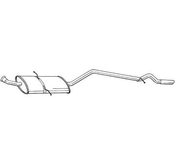 Zadni tlumic vyfuku BOSAL 291-429