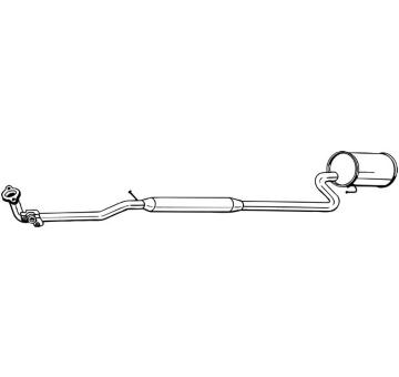 Stredni tlumic vyfuku BOSAL 292-023