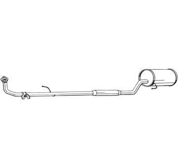 Střední tlumič výfuku BOSAL 292-217