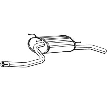 Zadni tlumic vyfuku BOSAL 219-137