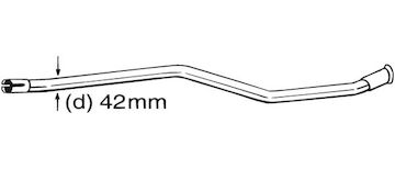 Opravne potrubi, katalyzator BOSAL 889-533