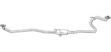 Střední tlumič výfuku BOSAL 293-043