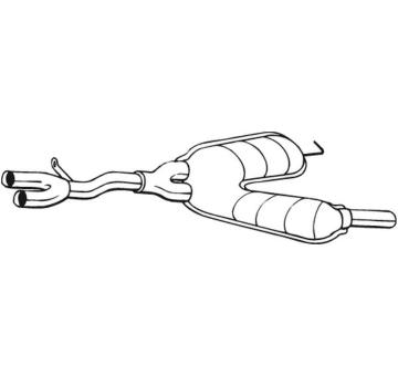 Střední tlumič výfuku BOSAL 280-077