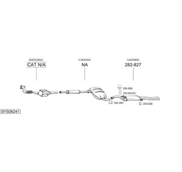 Výfukový systém BOSAL SYS06241