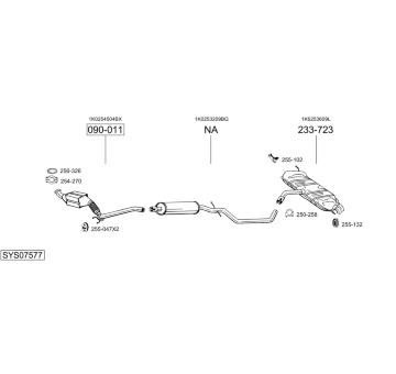 Výfukový systém BOSAL SYS07577