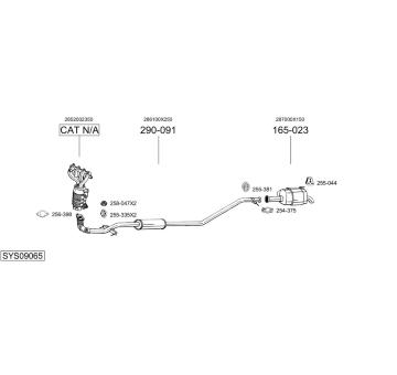 Výfukový systém BOSAL SYS09065