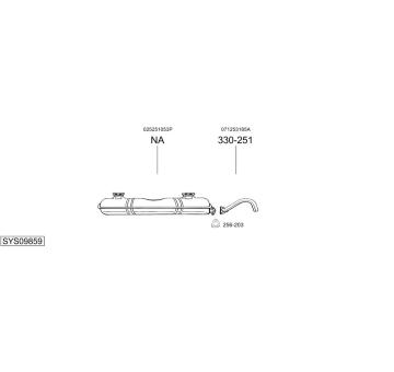 Výfukový systém BOSAL SYS09859