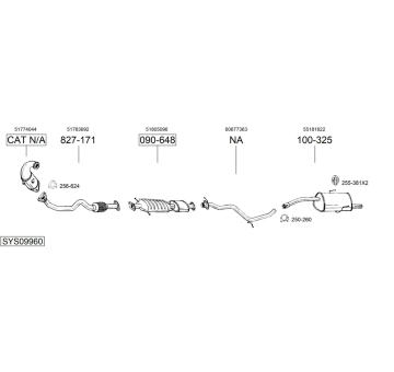 Výfukový systém BOSAL SYS09960