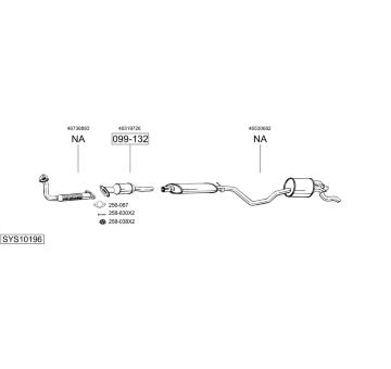 Výfukový systém BOSAL SYS10196