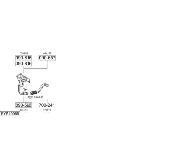 Výfukový systém BOSAL SYS10969