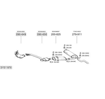 Výfukový systém BOSAL SYS11979