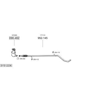 Výfukový systém BOSAL SYS12236
