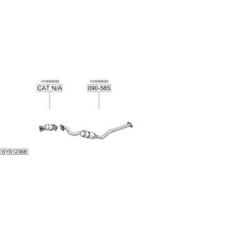 Výfukový systém BOSAL SYS12368