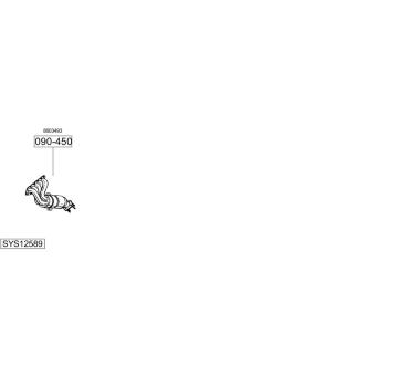 Výfukový systém BOSAL SYS12589