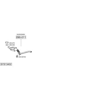Výfukový systém BOSAL SYS13402