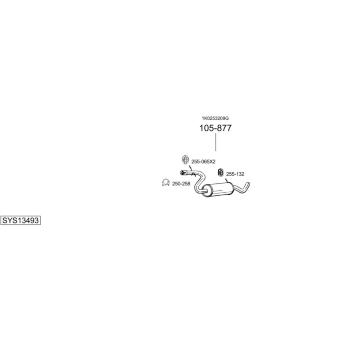 Výfukový systém BOSAL SYS13493