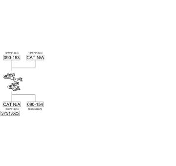 Výfukový systém BOSAL SYS13525