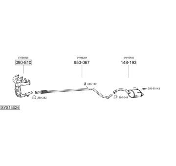 Výfukový systém BOSAL SYS13624