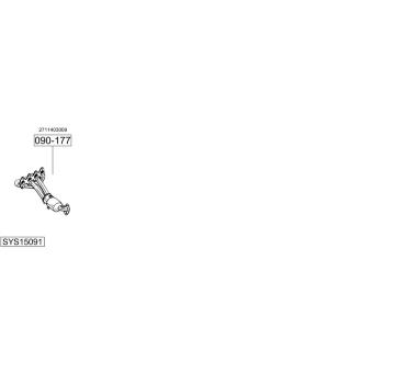 Výfukový systém BOSAL SYS15091