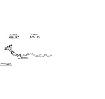 Výfukový systém BOSAL SYS15099