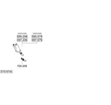 Výfukový systém BOSAL SYS16746