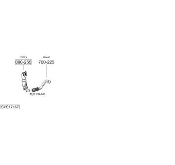 Výfukový systém BOSAL SYS17167