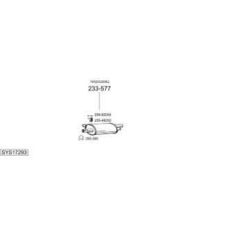 Výfukový systém BOSAL SYS17293