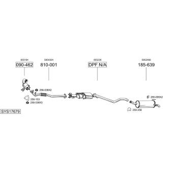 Výfukový systém BOSAL SYS17679