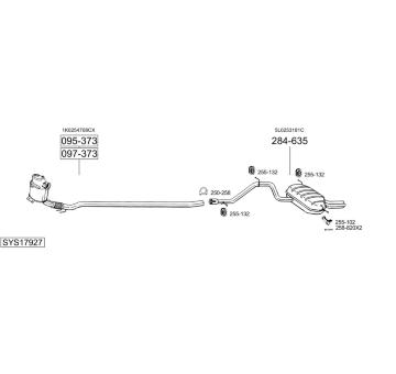 Výfukový systém BOSAL SYS17927