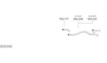 Výfukový systém BOSAL SYS19164