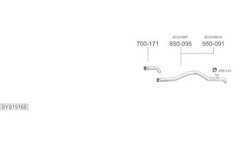 Výfukový systém BOSAL SYS19165