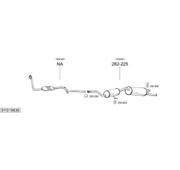 Výfukový systém BOSAL SYS19836