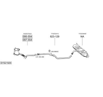 Výfukový systém BOSAL SYS21929