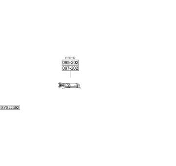 Výfukový systém BOSAL SYS22392