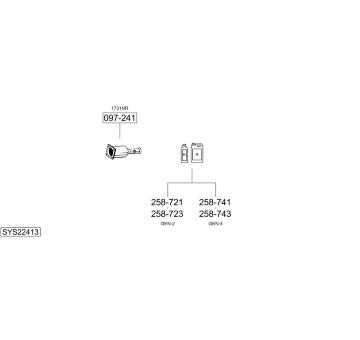 Výfukový systém BOSAL SYS22413
