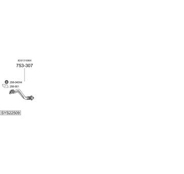 Výfukový systém BOSAL SYS22509