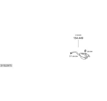 Výfukový systém BOSAL SYS22975
