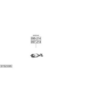 Výfukový systém BOSAL SYS23395