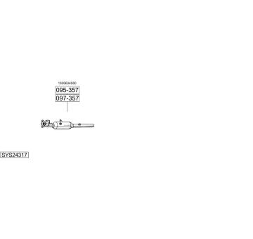 Výfukový systém BOSAL SYS24317