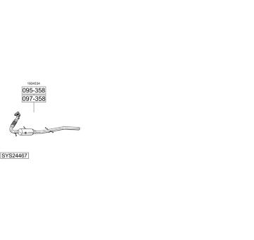 Výfukový systém BOSAL SYS24467