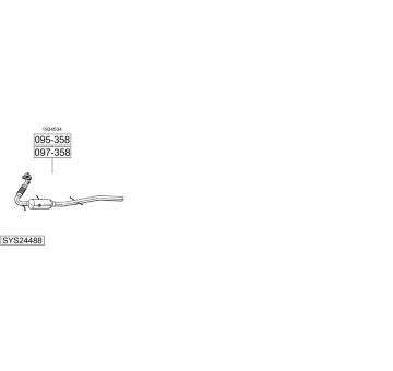 Výfukový systém BOSAL SYS24488