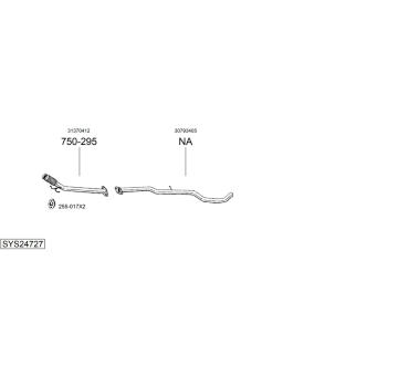 Výfukový systém BOSAL SYS24727