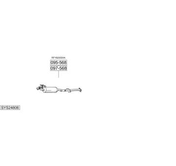 Výfukový systém BOSAL SYS24806