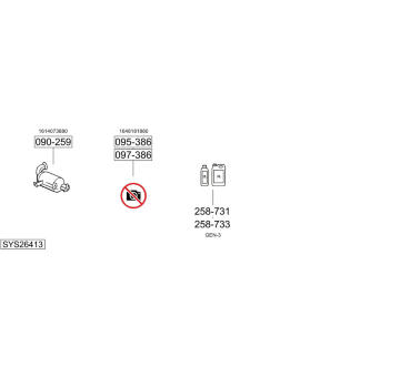 Výfukový systém BOSAL SYS26413